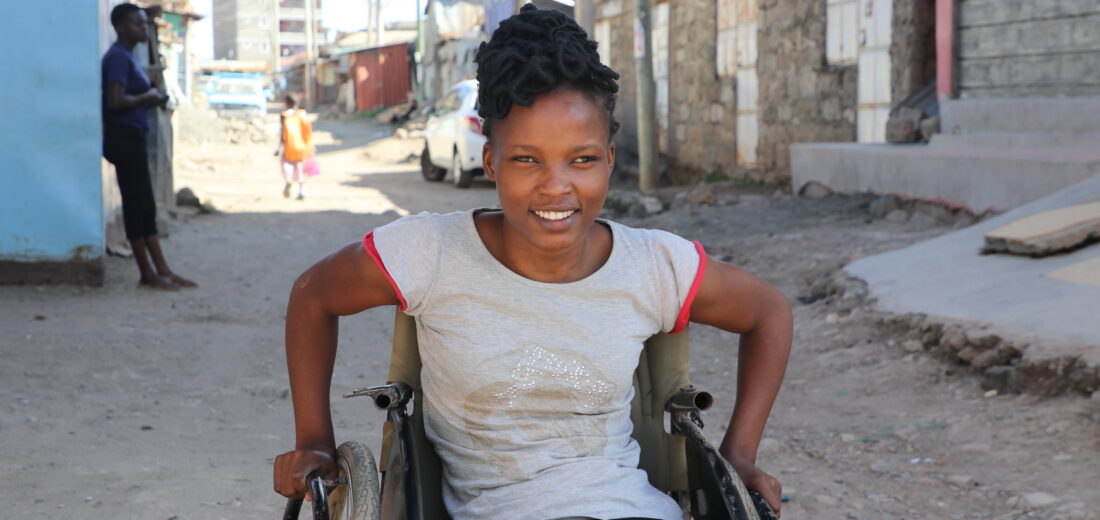 “My wheelchair is not who I am, it is just how I get around” – the experience of a young Kenyan woman with a disability.